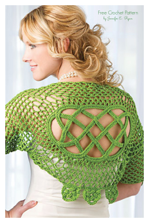 Kerry Shrug Free Crochet Pattern