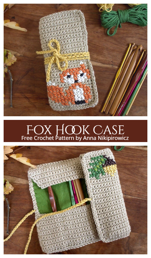 Nifty Needle Case Free Crochet Pattern  Crochet needle case, Crochet hook  case free pattern, Crochet hook case