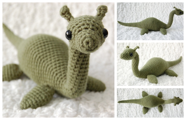 Loch Ness Monster Amigurumi - PDF Crochet Pattern