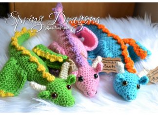 Crochet Spring Dragons Amigurumi Pattern Crochet Spring Dragons Amigurumi Pattern