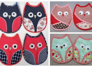 4 DIY Owl Potholder Free Sewing Patterns + Video DIY Owl Potholder Free Sewing Patterns + Video