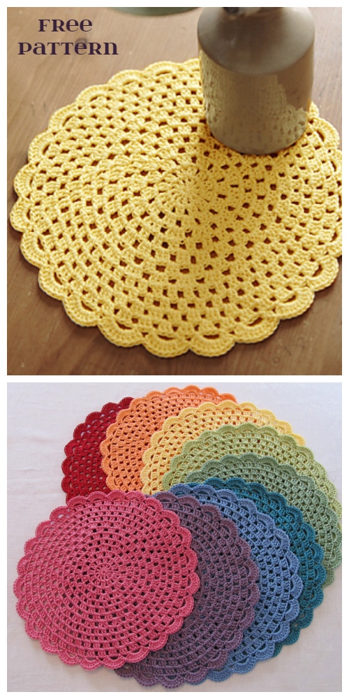 Easy Lace Doily Free Crochet Pattern