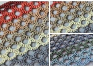 Honeycomb Trellis Stitch Free Crochet Pattern + Video Honeycomb Trellis Stitch Free Crochet Pattern + Video