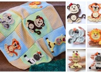 Jungle friends Blanket Free Crochet Patterns Jungle friends Blanket Free Crochet Patterns