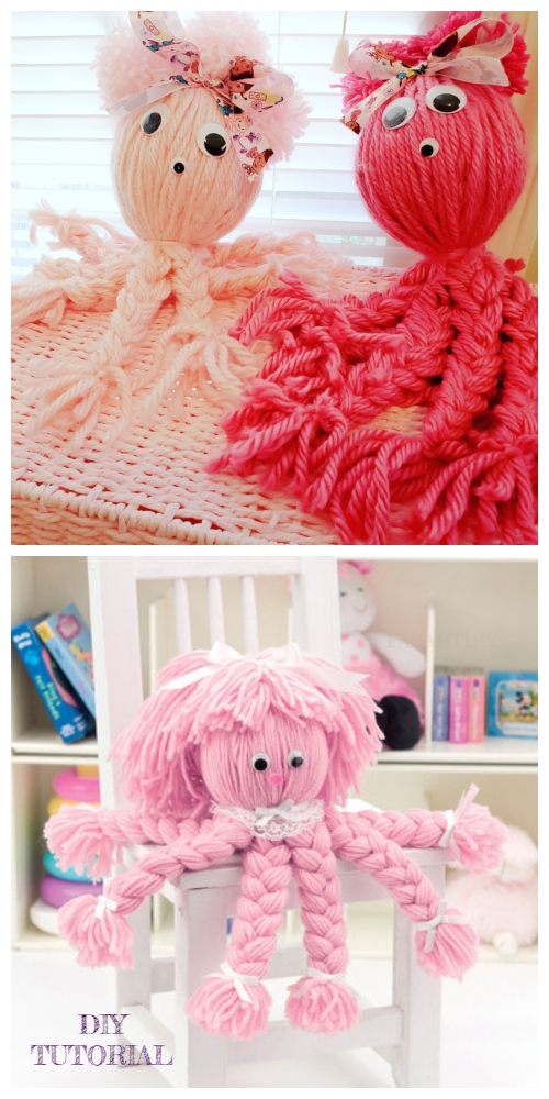 Kids Craft Fun Yarn Octopus Doll Diy Tutorial Video