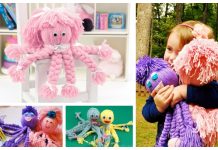Kids Craft: Fun Yarn Octopus Doll DIY Tutorial + Video Kids Craft: Fun Yarn Octopus Doll DIY Tutorial + Video