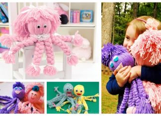 Kids Craft: Fun Yarn Octopus Doll DIY Tutorial + Video Kids Craft: Fun Yarn Octopus Doll DIY Tutorial + Video