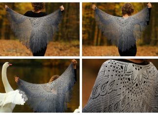 Knit Wild Swan Lace Shawl Free Knitting Pattern Knit Wild Swan Lace Shawl Free Knitting Pattern