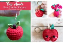 Crochet Mini Apple Keychain Amigurumi Free Patterns Crochet Mini Apple Keychain Amigurumi Free Patterns