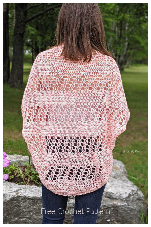 Daphne Cocoon Cardigan Free Crochet Patterns