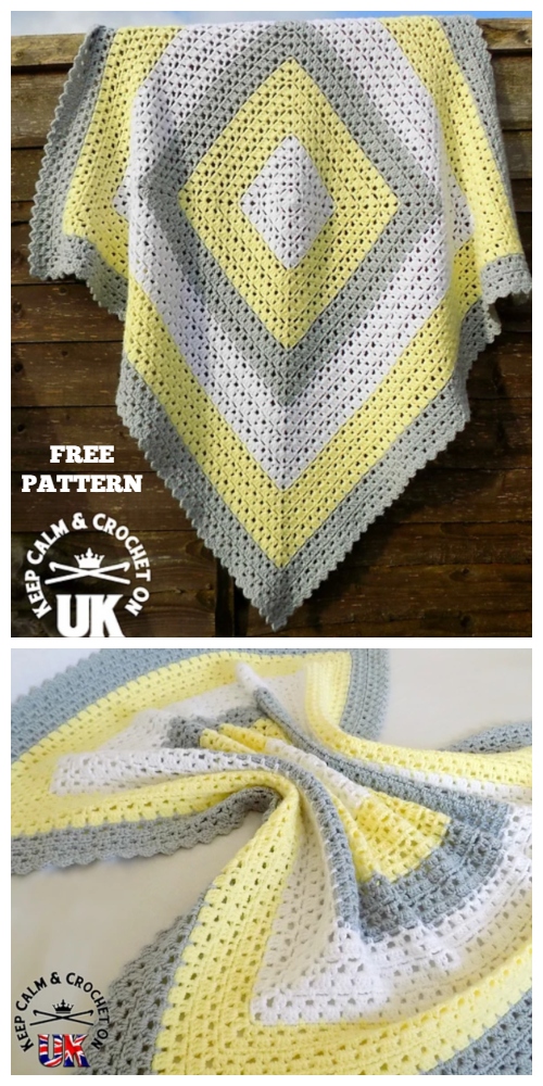 Superbly Simple Baby Blanket Free Crochet Pattern