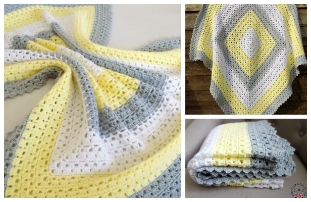 Superbly Simple Baby Blanket Free Crochet Pattern