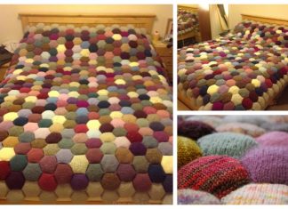 The Apiary Puff Blanket Free Crochet Pattern Crochet The Apiary Puff Blanket Free Crochet Pattern