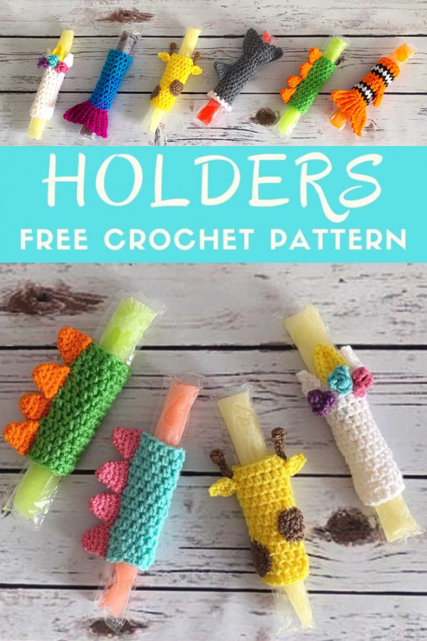 Fun Ice Pop Holder Free Crochet Patterns