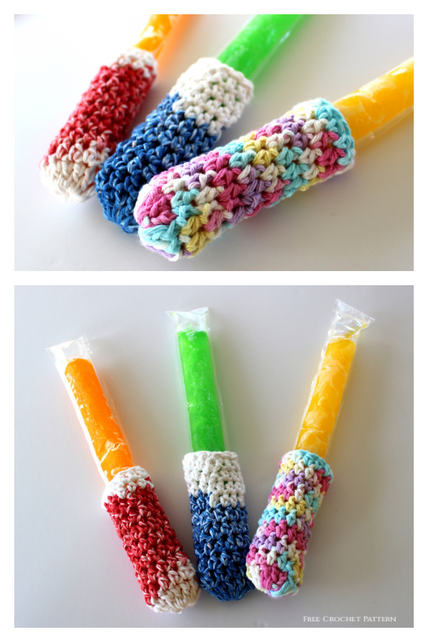 Easy Popsicle Sock Free Crochet Pattern