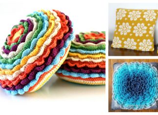 Blooming Flower Cushion Free Crochet Patterns & Paid Blooming Flower Cushion Free Crochet Patterns + Video