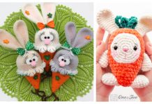 Crochet Carrot Bunny Amigurumi Free Patterns & Paid Crochet Carrot Bunny Amigurumi Free Patterns