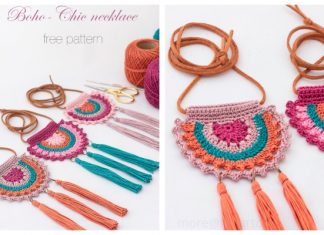 Boho Summer Necklace Free Crochet Patterns Boho Summer Necklace Free Crochet Patterns