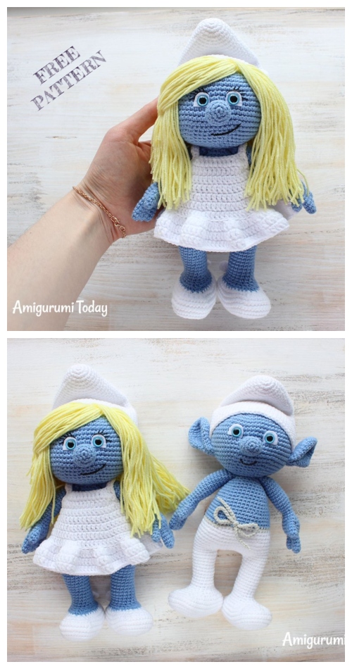 Crochet Smurf Amigurumi Free Patterns