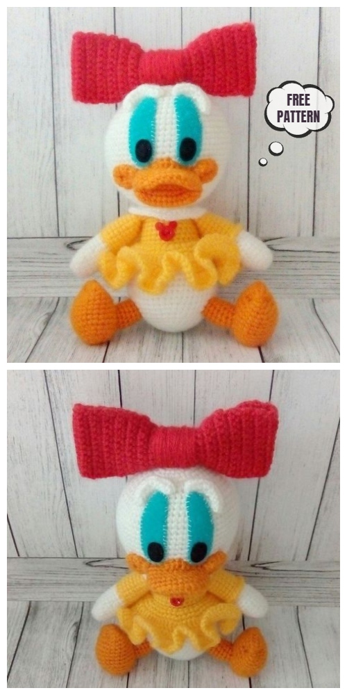 Crochet Webby Duck Amigurumi Free Pattern