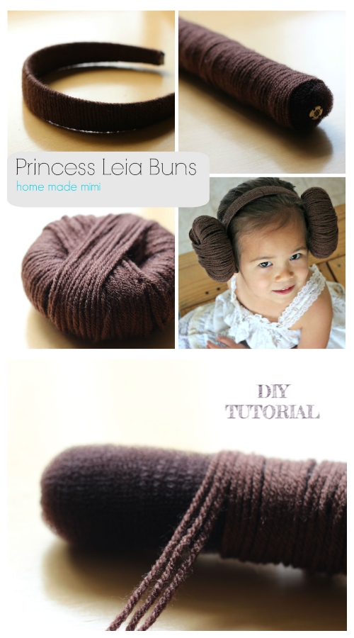 DIY Princess Leia Wig Bun Tutorials