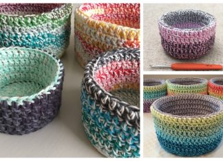 Double Double Basket Free Crochet Patterns Crochet Double Double Basket Free Crochet Patterns