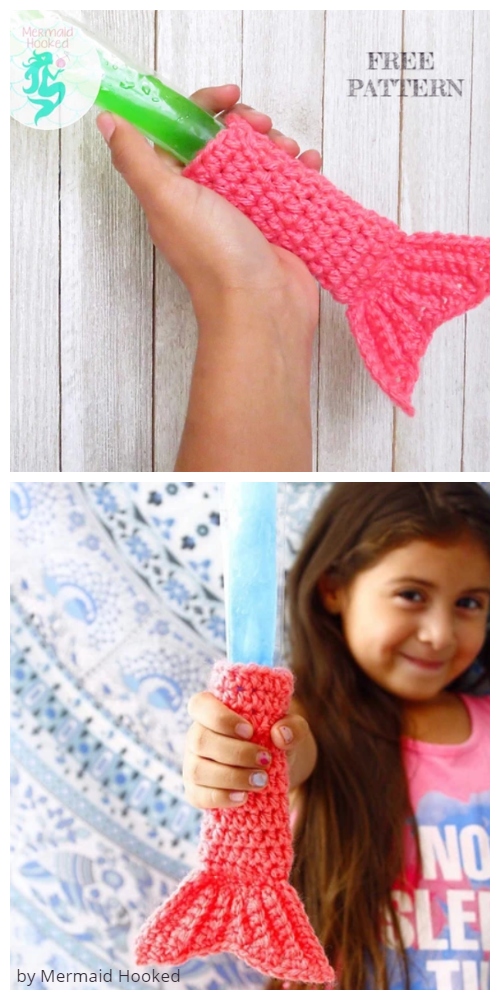 Mermazing Fun Pop Holder Free Crochet Patterns