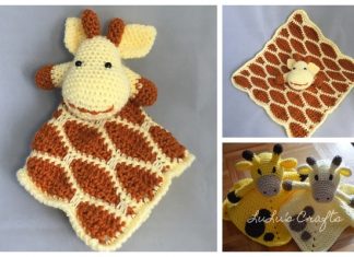 Giraffe Baby Lovey Blanket Free Crochet Patterns Giraffe Baby Lovey Blanket Free Crochet Patterns