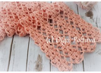Lace Flower Scarf Free Crochet Pattern Video Crochet Lace Flower Lacy Free Crochet Pattern Video