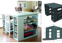 Modern Craft Table DIY Tutorial + FREE Plan Modern Craft Table DIY Tutorial + FREE Plan