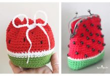 Watermelon Coin Purse Free Crochet Patterns Crochet Watermelon Coin Purse Free Crochet Patterns