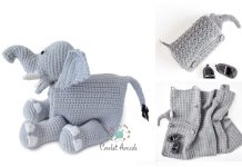 Cuddle Elephant Blanket Crochet Patterns Crochet Cuddle Elephant Blanket Free Crochet Pattern & Paid