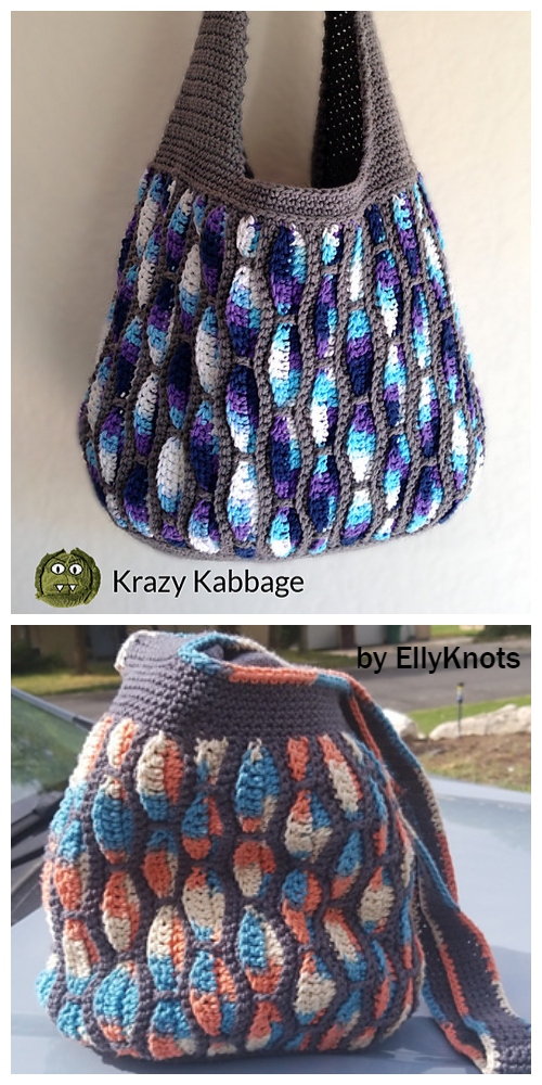 Crochet Feather Storm Tote Bag Free Crochet Pattern