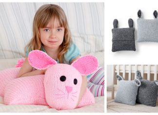 Knit Bunny Pillow Pal Free Knitting Patterns Knit Bunny Pillow Pal Free Knitting Patterns