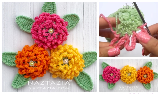 Loopy Loop Crochet Flower