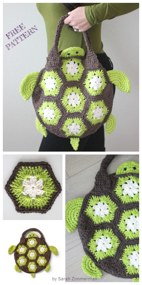 Crochet Sea Turtle Tote Bag Free Crochet Pattern