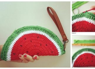 Watermelon Clutch Free Crochet Patterns Crochet Watermelon Clutch Free Crochet Patterns