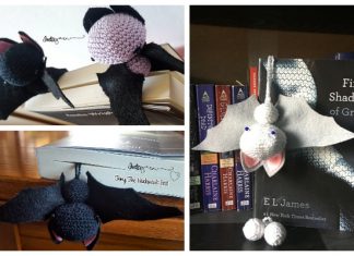 Crochet Bat Bookmark Amigurumi Free Pattern Crochet Bat Bookmark Amigurumi Free Pattern for Halloween