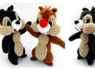 Crochet Chip & Dale Amigurumi Free Patterns Crochet Chip & Dale Amigurumi Free Pattern