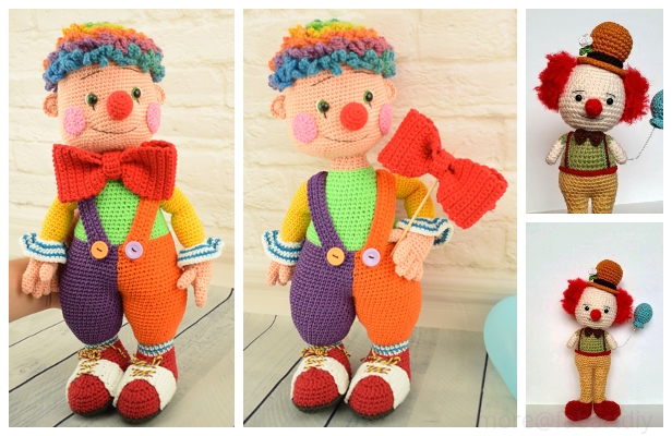 amigurumi clown free pattern