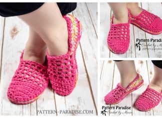 Jelly Slippers Free Crochet Pattern Crochet Mesh Top Jelly Slippers Free Crochet Pattern