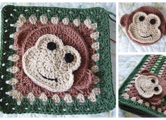 Little Monkey Granny Square Free Crochet Pattern Crochet Little Monkey Granny Square Free Crochet Pattern