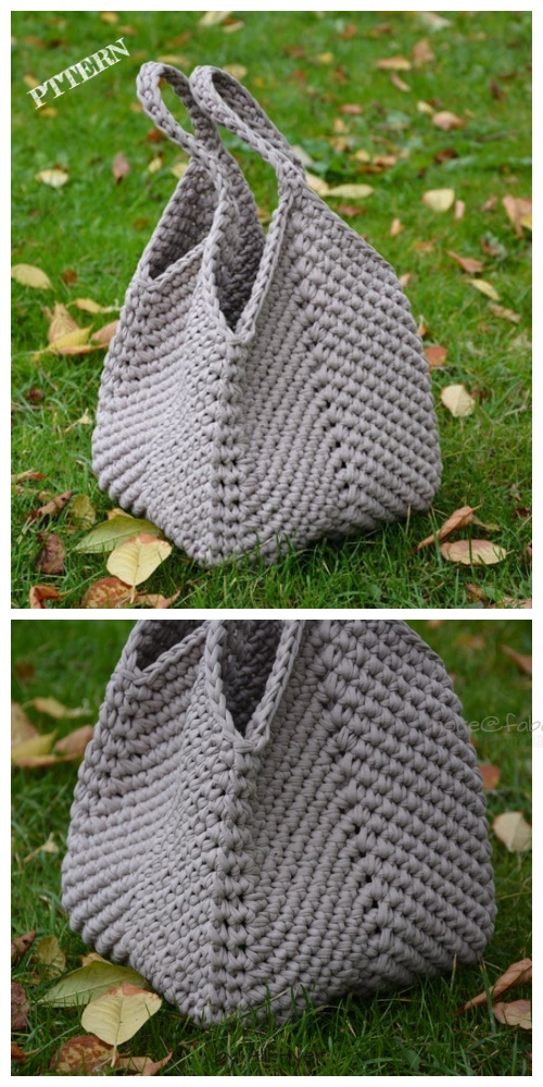 Solid Granny Square Handbag Free Crochet Pattern and Paid