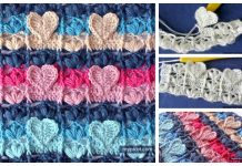 Textured Heart Stitch Free Crochet Pattern Crochet Textured Heart Stitch Free Crochet Pattern