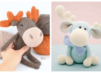 Crochet Moose Amigurumi Free Patterns & Paid Crochet Moose Amigurumi Free Patterns & Paid
