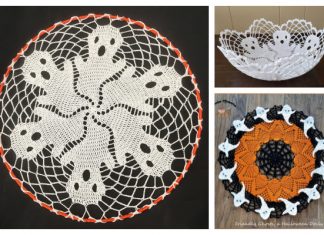 Halloween Ghost Doily Free Crochet Patterns Halloween Ghost Doily Free Crochet Patterns