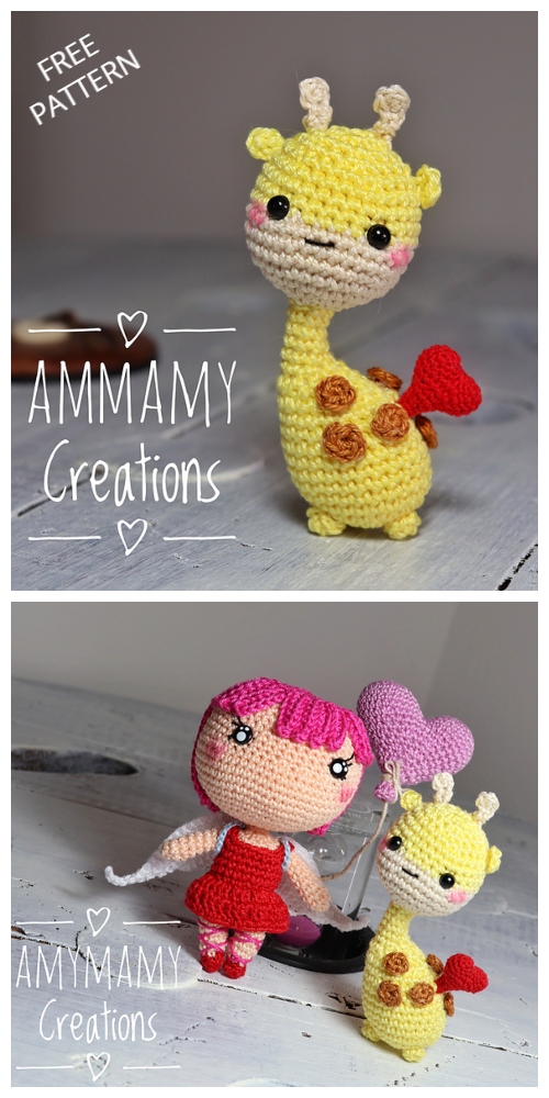Crochet Baby Giraffe Amigurumi Free Patterns