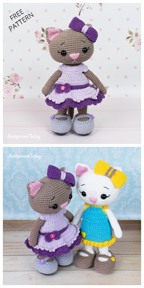 Crochet Cat Doll Amigurumi Free Patterns