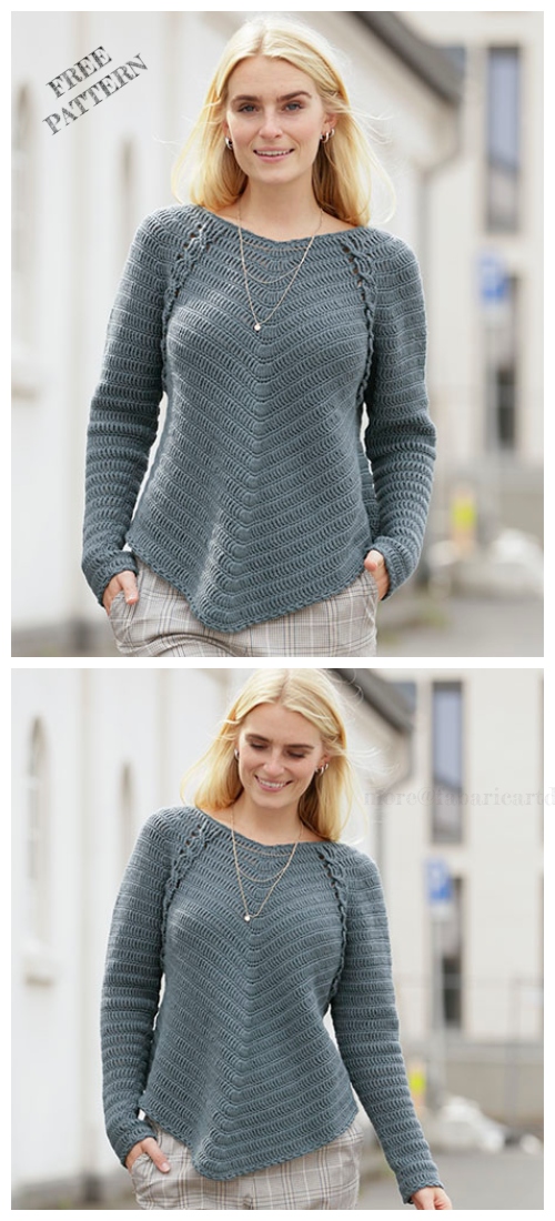 aflivning Flytte ballade Easy Fall Pullover Sweater Free Crochet Patterns - DIY Magazine
