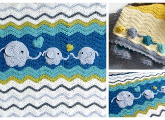 Elephant Ripple Blanket Free Crochet Pattern Elephant Ripple Blanket Free Crochet Pattern
